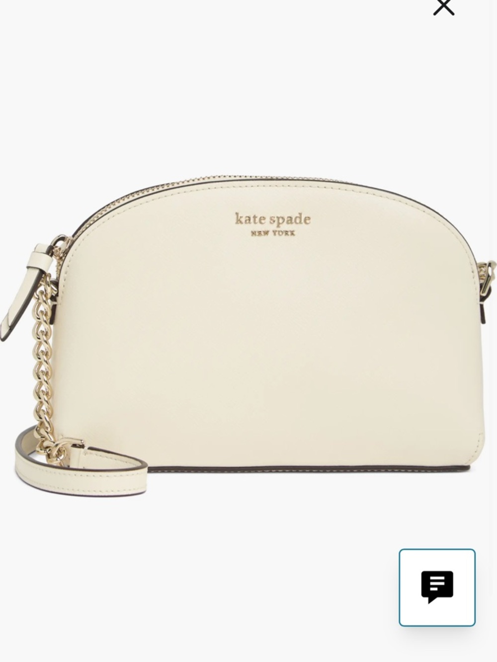 Kate spade New York Cream Crossbody Bag NWOT!